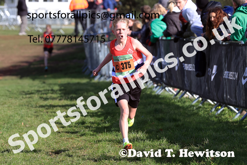 Boys Under-13s 2025 National Cross Country Relays, Berry Hill Park, Mansfield. Photo: David T. Hewitson/Sports for All Pics